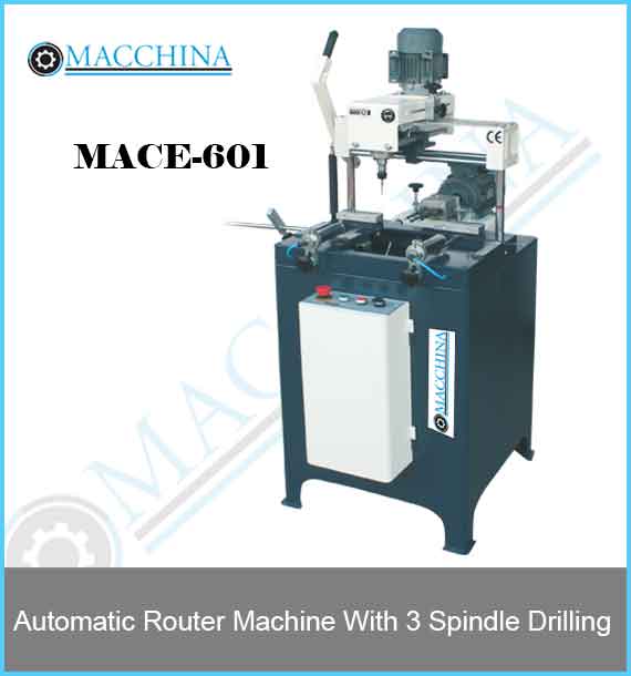 Automatic Router Machine With 3 Spindle Drilling